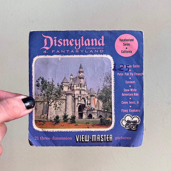 Disneyland Fantasyland - Vintage 1950's View Master Reel Set