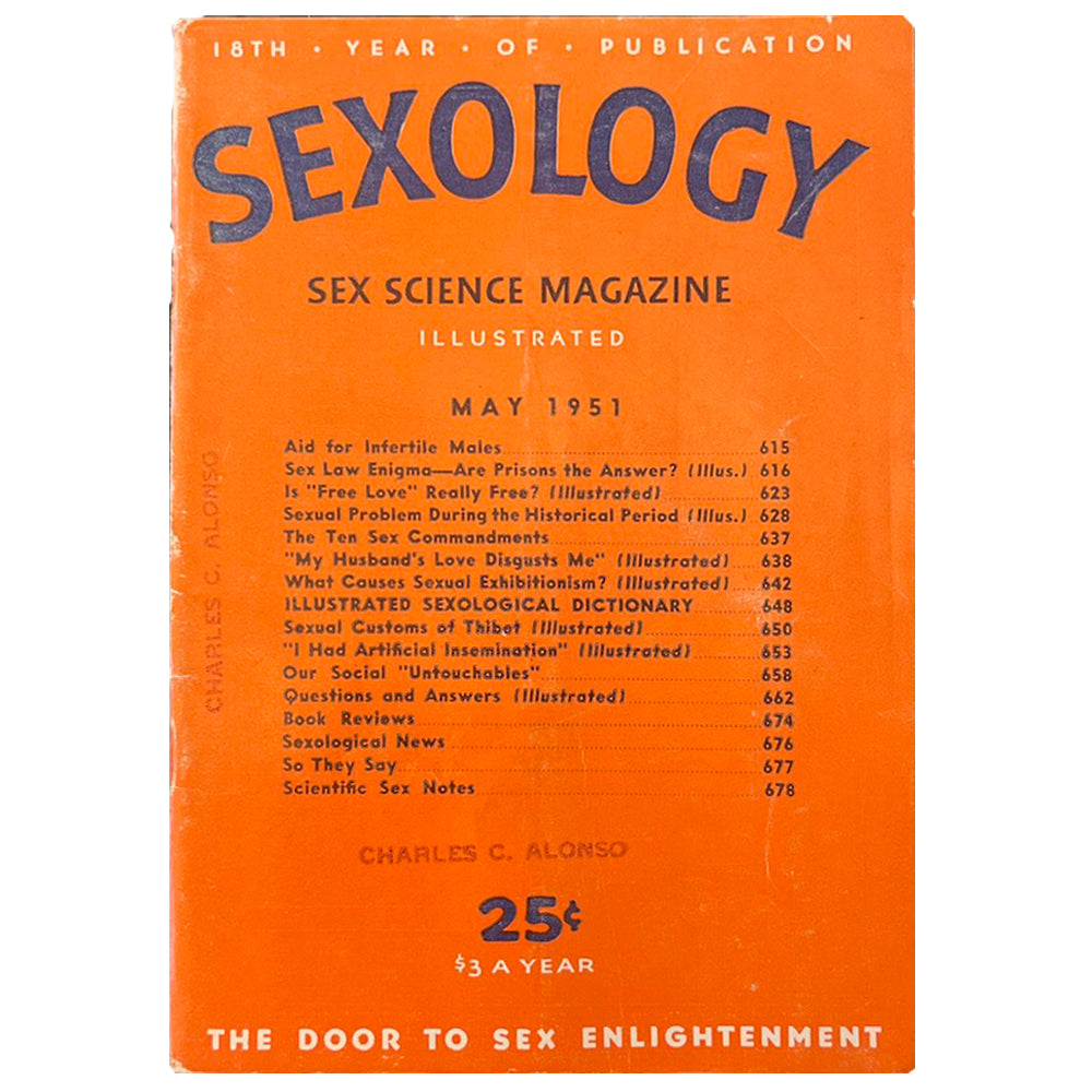Sexology: America's First Sex Ed Magazine - Vintage May 1951