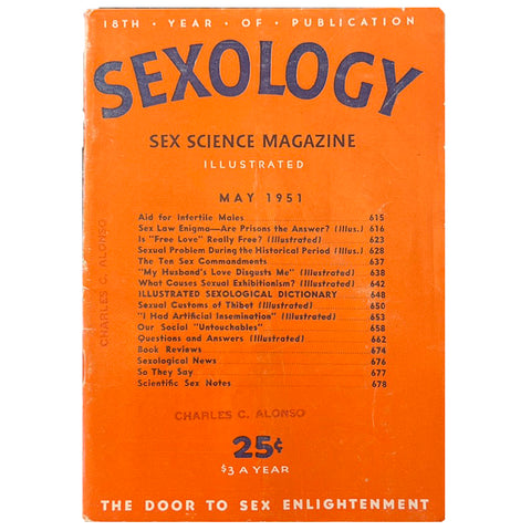 Sexology: America's First Sex Ed Magazine - Vintage May 1951