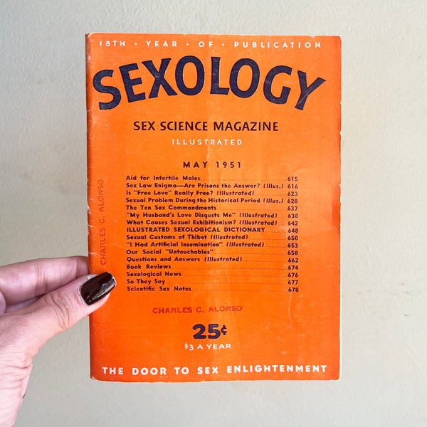 Sexology: America's First Sex Ed Magazine - Vintage May 1951