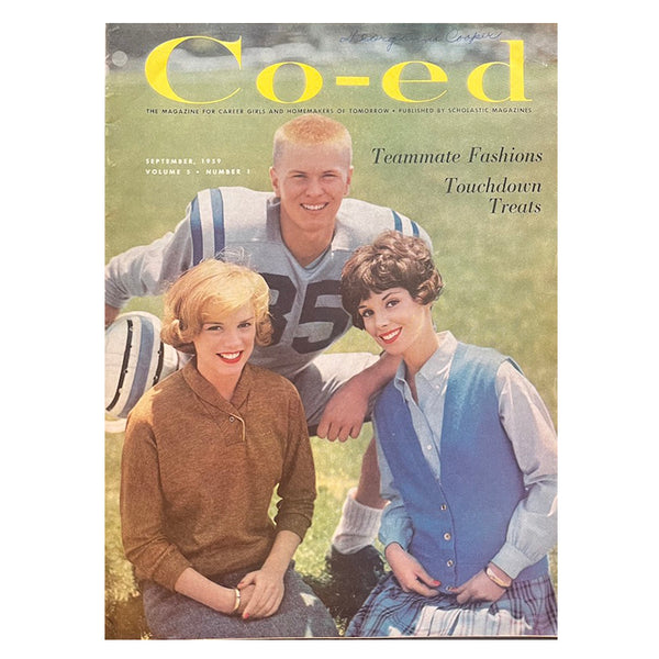 Vintage Co-Ed Magazine - 1959