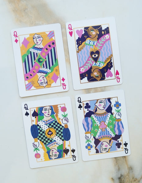 Golden Royals Playing Cards