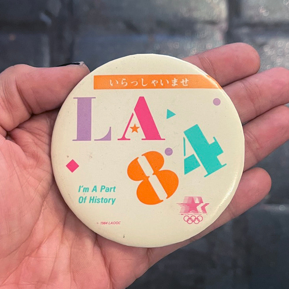 Vintage 1984 LA Olympics Buttons