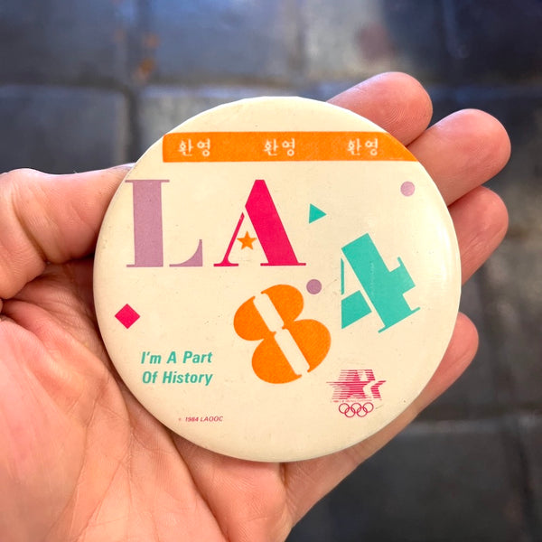 Vintage 1984 LA Olympics Buttons