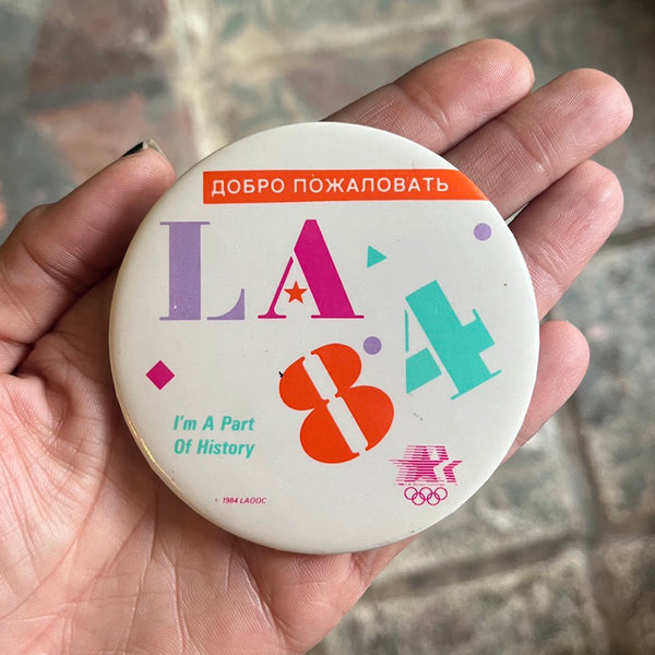 Vintage 1984 LA Olympics Buttons