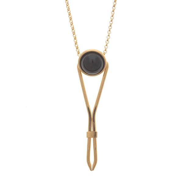 Joint Clip Necklace - Onyx