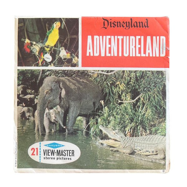 Disneyland Adventureland - Vintage 1960's View Master Reel Set