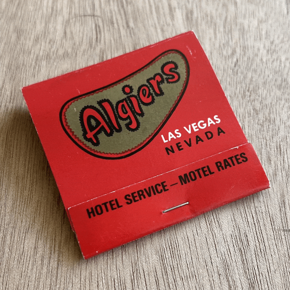 Vintage Vegas, Vacation & Hotel Matches
