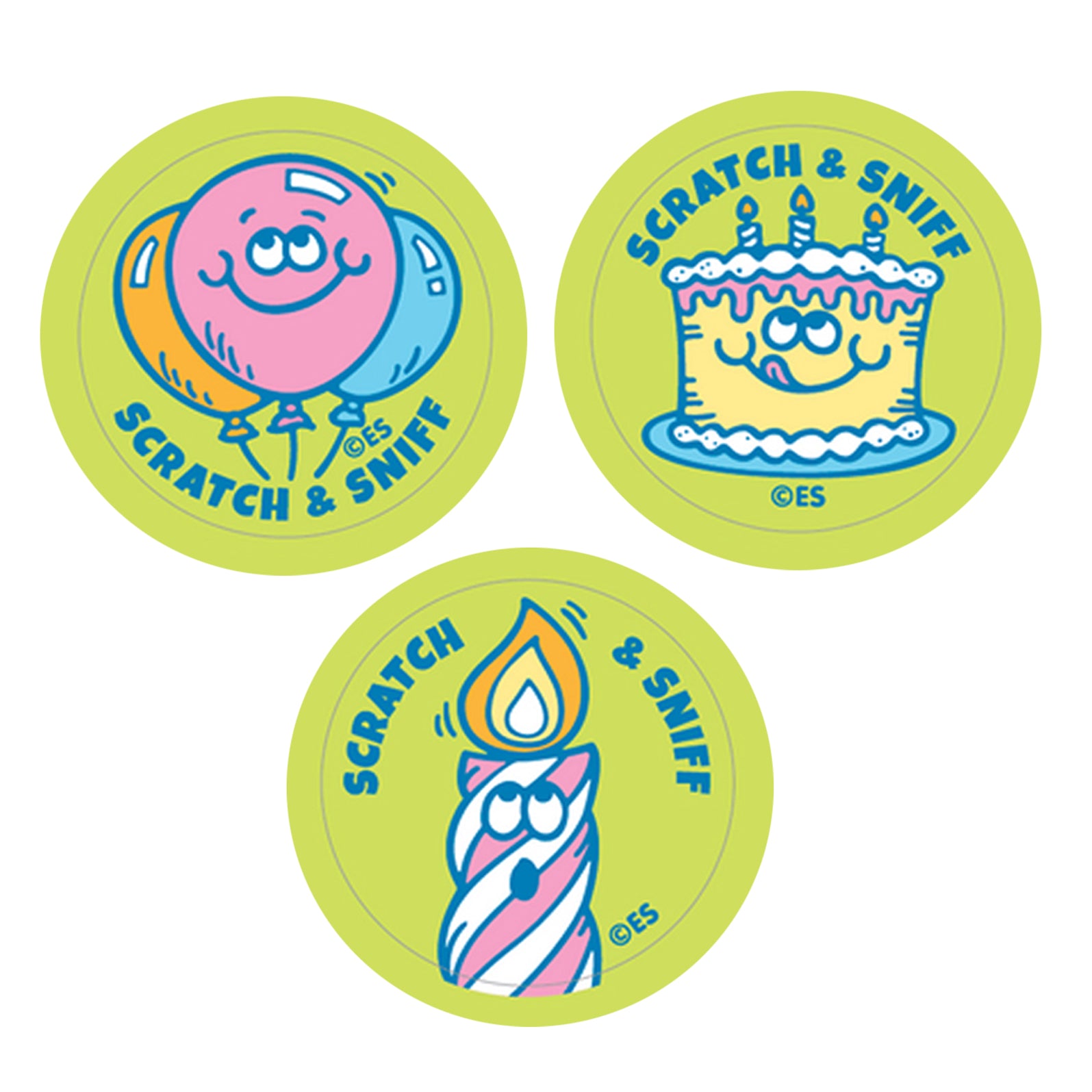 Birthday Scratch & Sniff Stickers