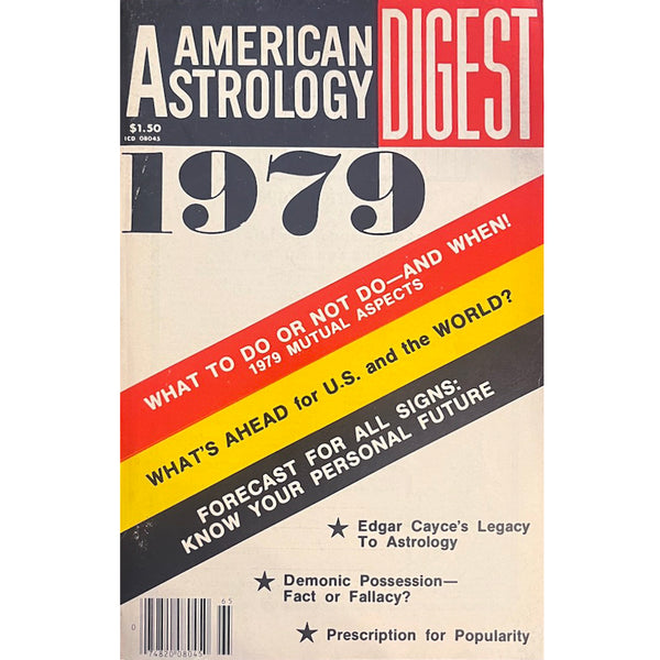 American Astrology Digest - Vintage 1979