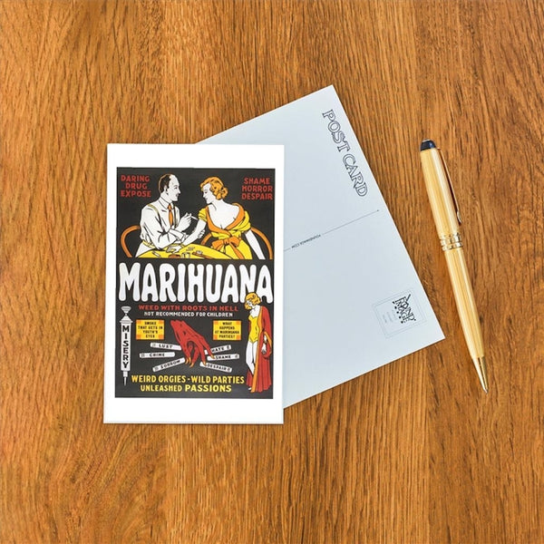 Anti Marijuana Postcard