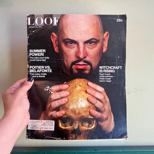 Anton LaVey LOOK Magazine - Vintage 1971
