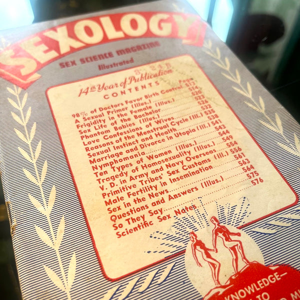 Sexology: America's First Sex Ed Magazine - Vintage April 1947