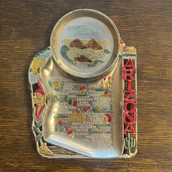 Vintage Souvenir State Ashtrays