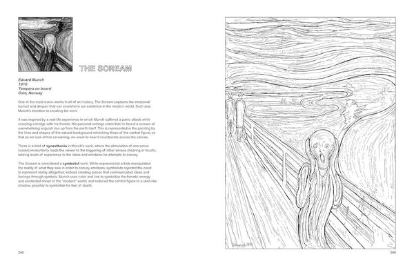 The Art History Coloring Book