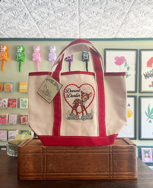 Deer Darlin' Mini Canvas Tote Bag