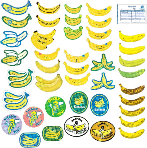 Banana Hologram Stickers