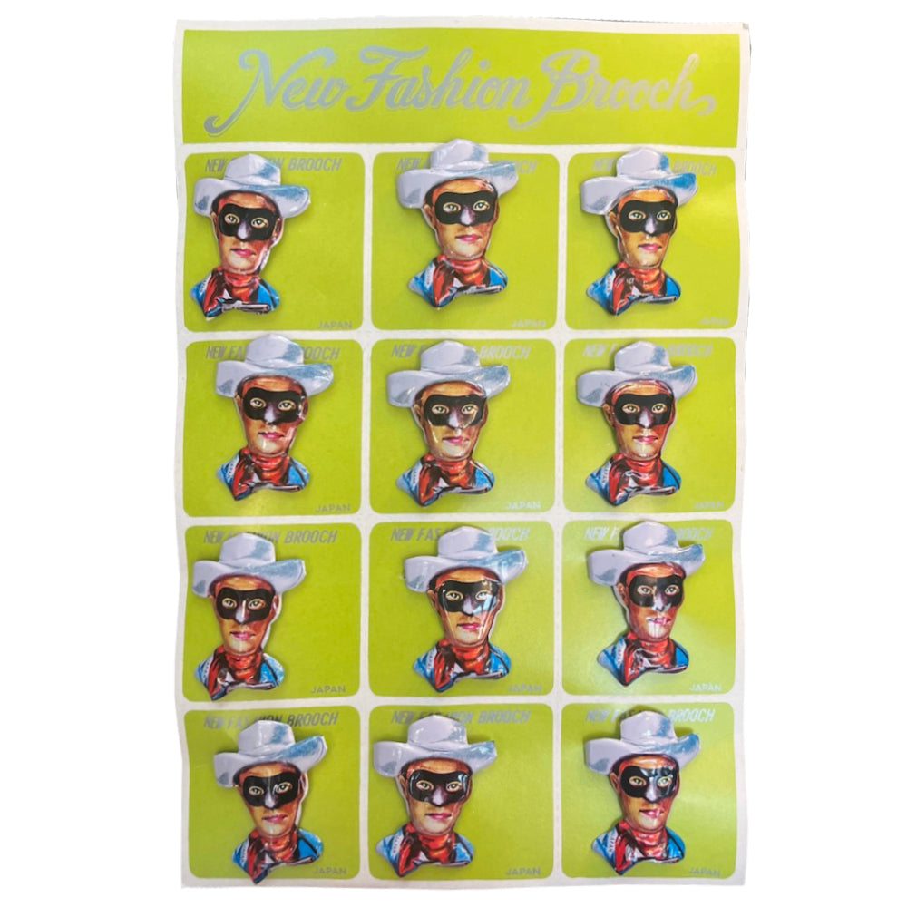 Vintage Cowboy Bandit Pin Set