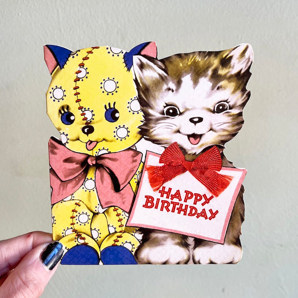 Kitty Cat Birthday Card