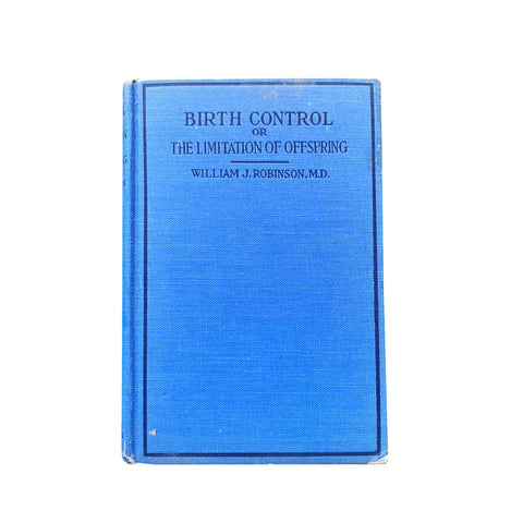 Birth Control or the Limitation of Offspring - Vintage 1928