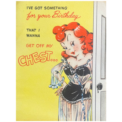 Birthday Chest Vintage Pop-Up Card