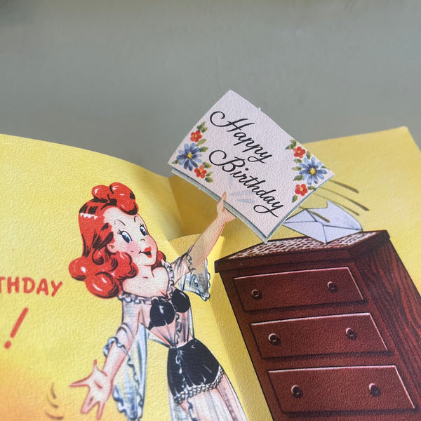Birthday Chest Vintage Pop-Up Card