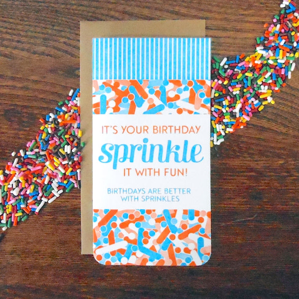 Happy Birthday Sprinkles Card