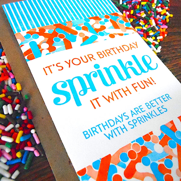 Happy Birthday Sprinkles Card