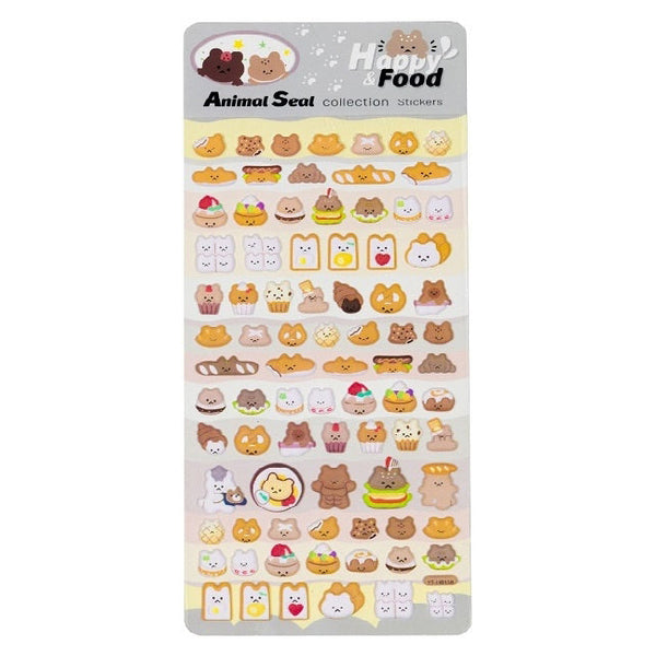 Bear Snacks Sticker Sheet