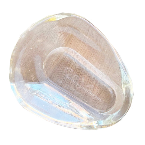 Crystal Bed Pan Ashtray - Vintage 1950's