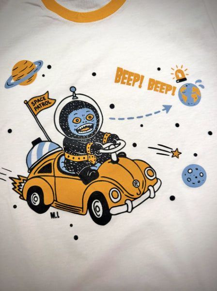 Space Patrol Ringer Tee