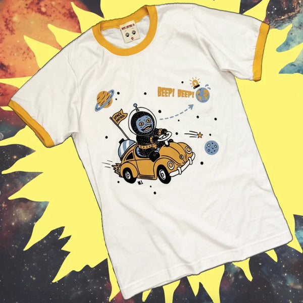 Space Patrol Ringer Tee