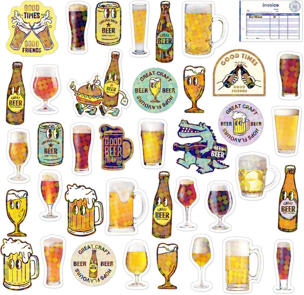 Beer Hologram Stickers