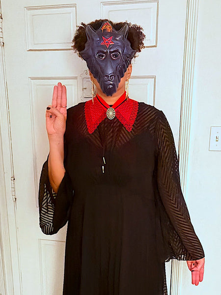 Baphomet Retro Halloween Mask