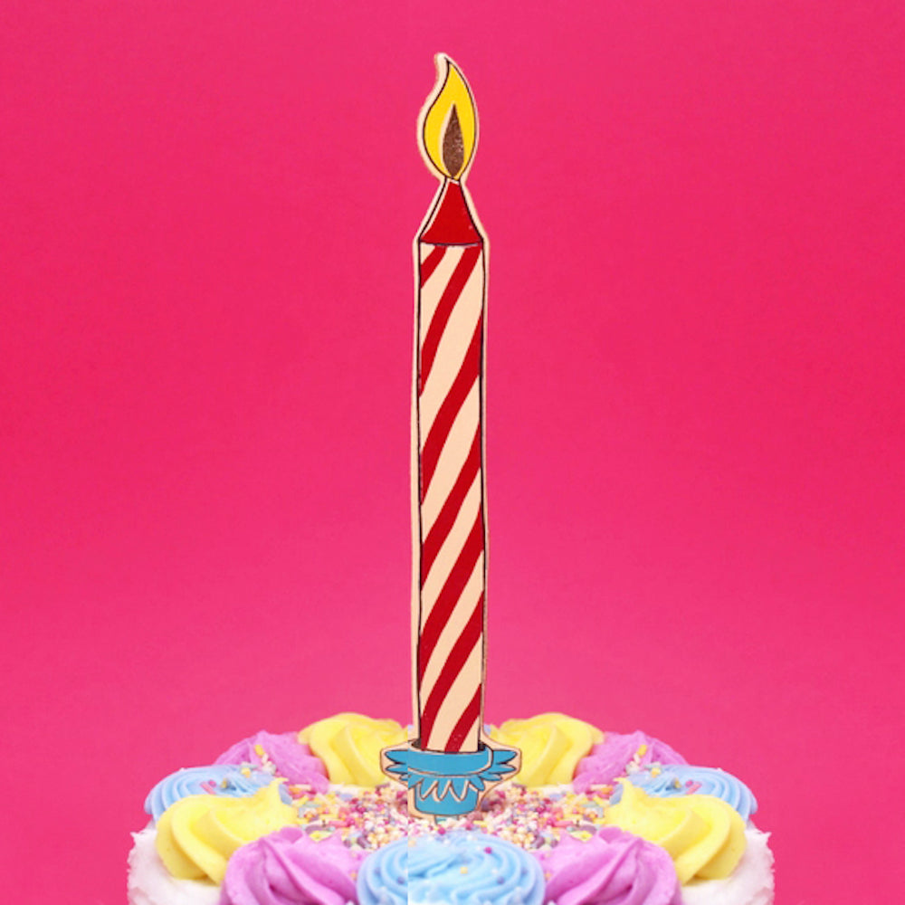 Leather Candle Bookmark