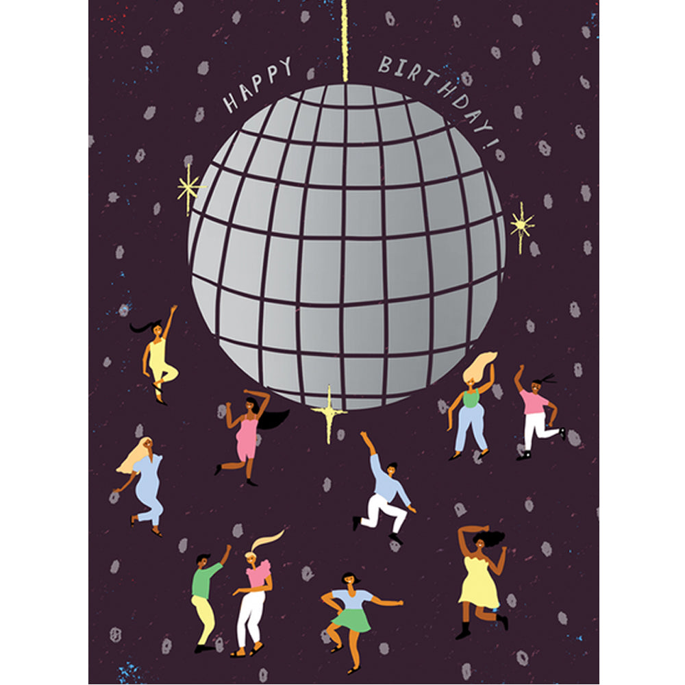 Happy Birthday Disco Card