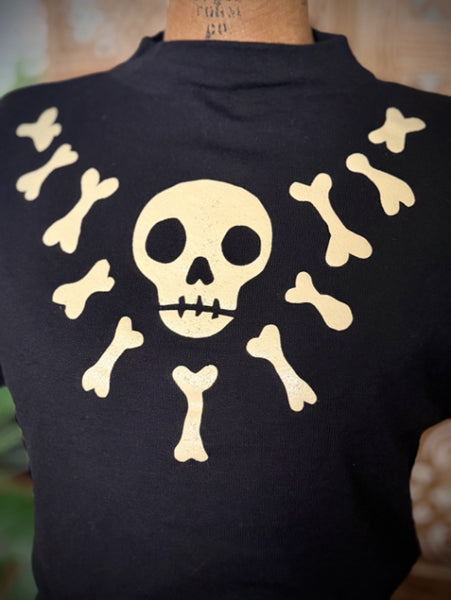 Lucky Bones Sweater - Black
