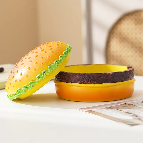 Hamburger Ashtray & Storage