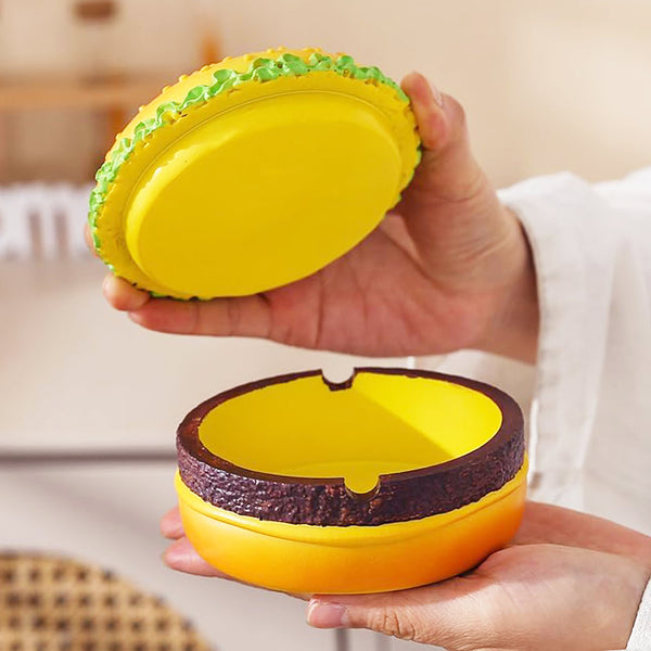Hamburger Ashtray & Storage