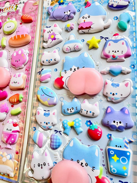 Squishy Cat Butt Sticker Sheet