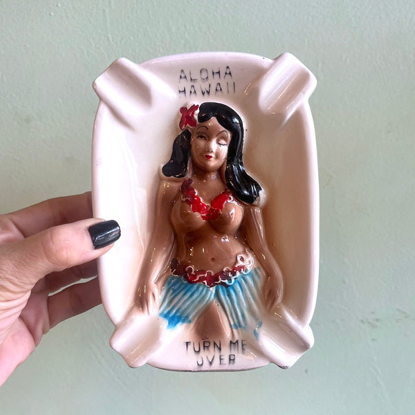 Aloha Hawaii Ashtray - Vintage 1940's