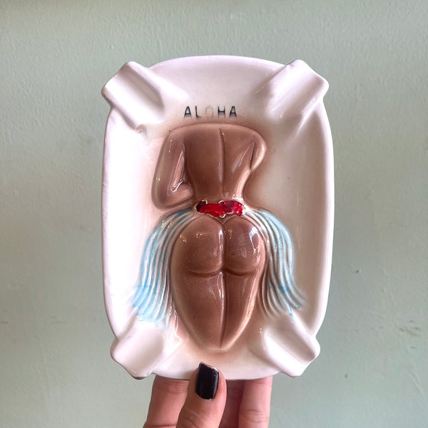 Aloha Hawaii Ashtray - Vintage 1940's