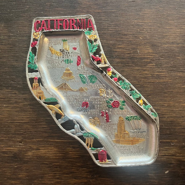 Vintage Souvenir State Ashtrays