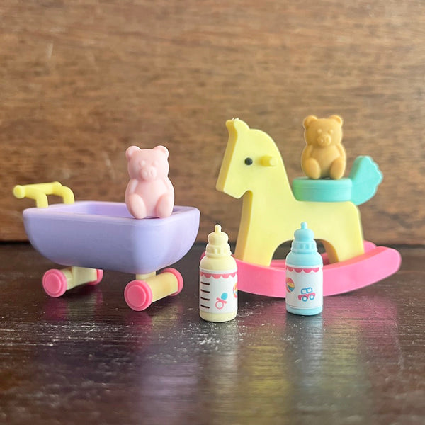 Rocking Horse Eraser Set