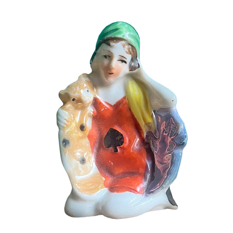 Spade Girl Ashtray - Vintage 1940's