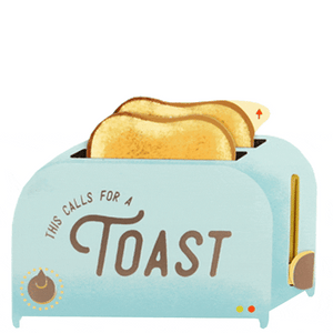 Cheers! A Toast Pop-Up Card