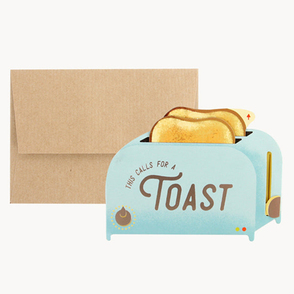 Cheers! A Toast Pop-Up Card