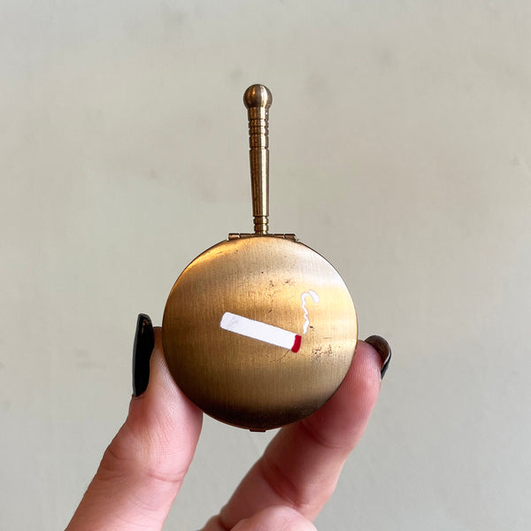 Bronze Cigarette - Vintage Pocket Ashtray