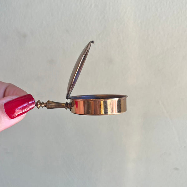 Hand-Painted Cigarette - Vintage Circle Pocket Ashtray