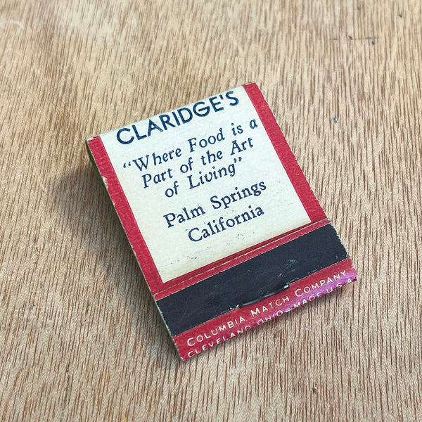 Vintage Restaurant & Bar Matches - Los Angeles & California